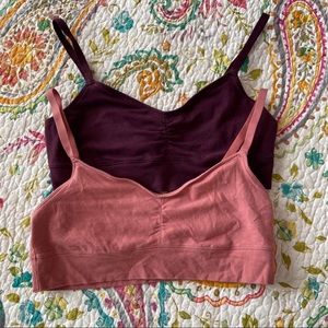 Aerie chill cotton bralettes bundle